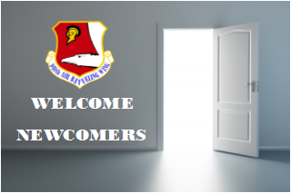 image of an open door and says welcome newcomers