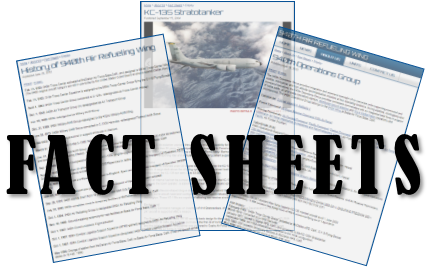 graphic of three fact sheets and says fact sheets